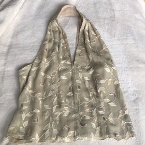 Silk Halter Style Appliqué